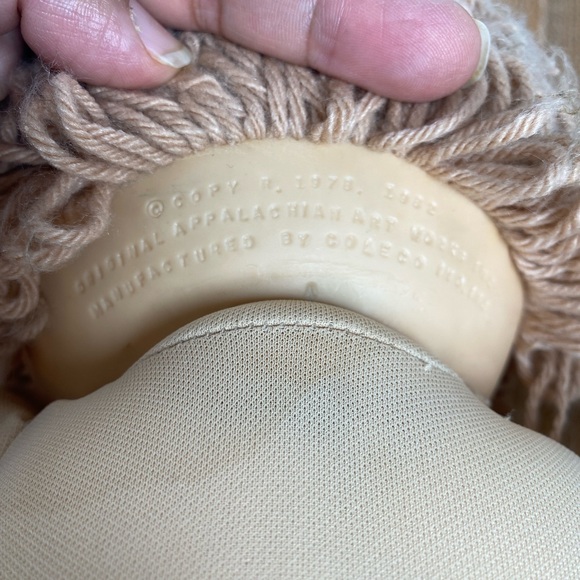 Cabbage Patch Kids Vintage 1978 - 1982 16" Doll Blonde Hair Blue Eyes Curly Hair - Picture 8 of 9